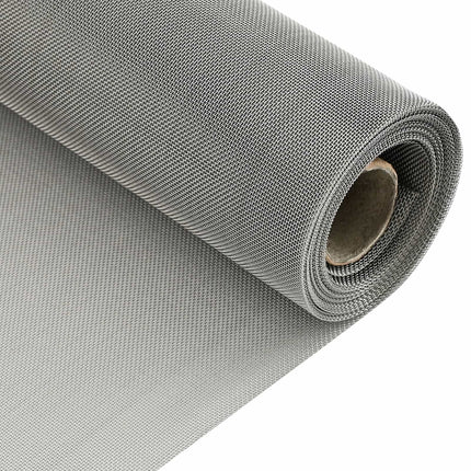Netskærm 60 x 1000 cm 30 Mesh Rustfrit stål 201 Sølv