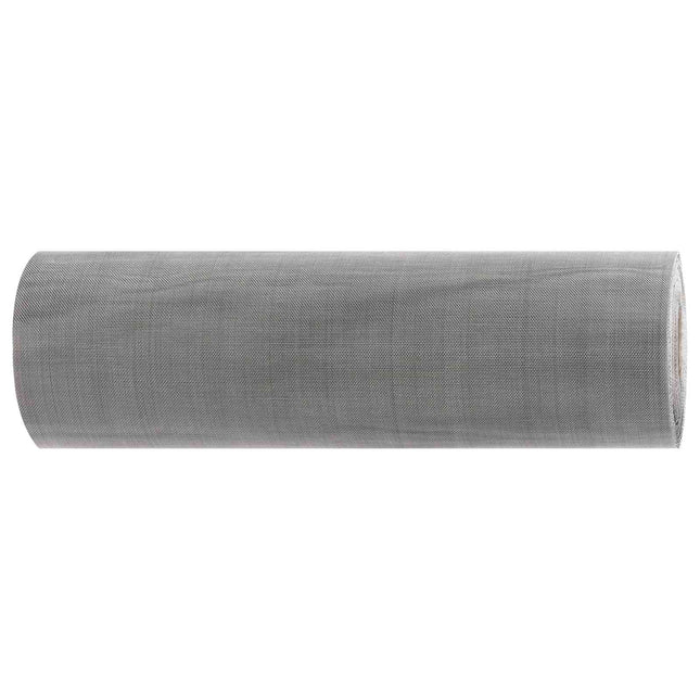 Netskærm 20 x 2000 cm 60 Mesh Rustfrit stål 201 Sølv