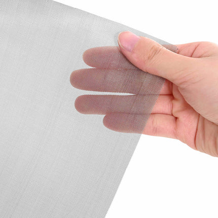 Netskærm 80 x 2000 cm 60 Mesh Rustfrit stål 201 Sølv