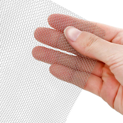 Netskærm 40 x 2000 cm 18 Mesh Rustfrit stål 201 Sølv