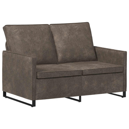 2-personers sofa Mørkegrå 130 x 81 x 82 cm Faux suedestof