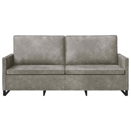 3-personers sofa Lysegrå 190 x 81 x 82 cm Faux suedestof