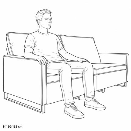 3-personers sofa Lysegrå 220 x 81 x 82 cm Faux suedestof