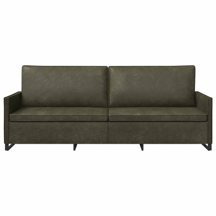 3-personers sofa Army Grøn 220 x 81 x 82 cm Faux suedestof