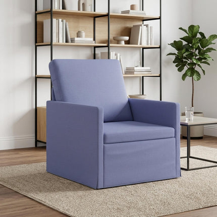Lænestol Jeans blå 70 x 81 x 82 cm Stof