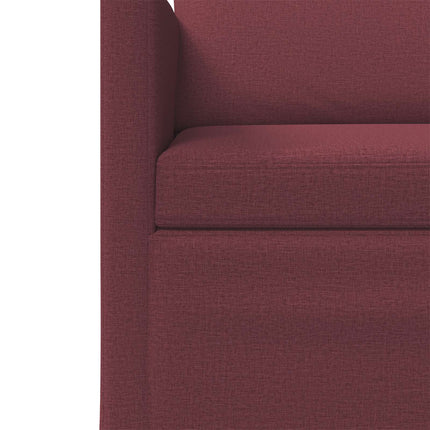 2-personers sofa Vinrød 130 x 81 x 82 cm Stof