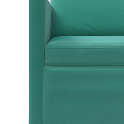 2-personers sofa Turkis 130 x 81 x 82 cm Velour (V)