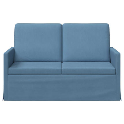 2-personers sofa Blå 130 x 81 x 82 cm Velourstof