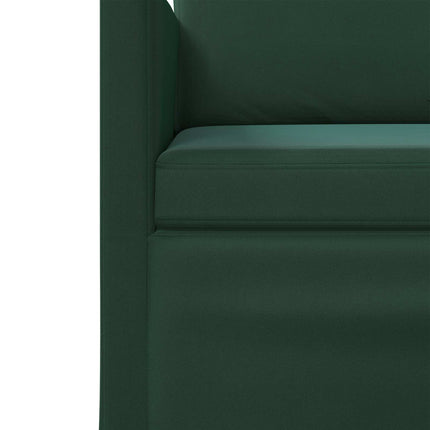 2-personers sofa Mørkegrøn 150 x 81 x 82 cm Velour (V)