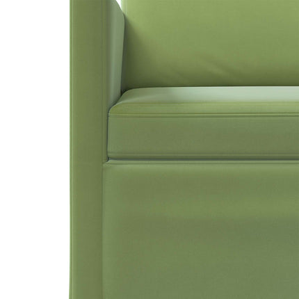 2-personers sofa Lys grøn 150 x 81 x 82 cm Velour (V)