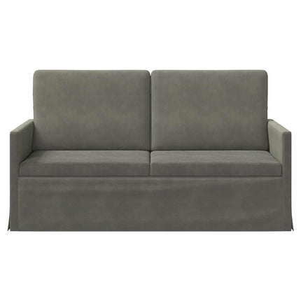 2-personers sofa Lysegrå 150 x 81 x 82 cm Velourstof