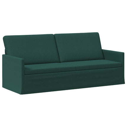 3-personers sofa Mørkegrøn 190 x 81 x 82 cm Stof
