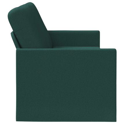 3-personers sofa Mørkegrøn 190 x 81 x 82 cm Stof