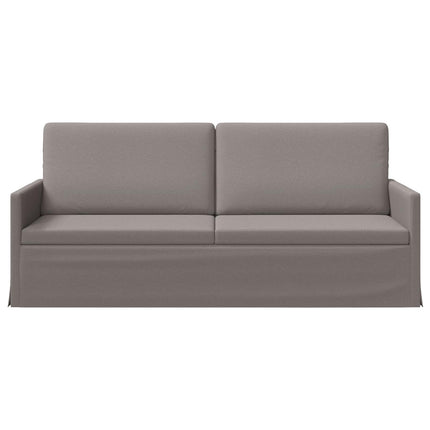 3-personers sofa Gråbrun 190 x 81 x 82 cm Stof