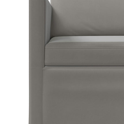 3-personers sofa Lysegrå 190 x 81 x 82 cm Velour (V)