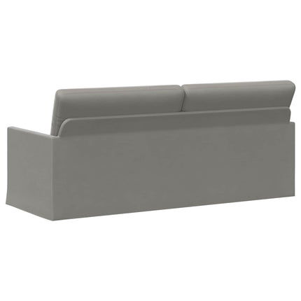 3-personers sofa Lysegrå 190 x 81 x 82 cm Velour (V)