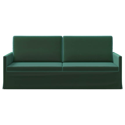 3-personers sofa Mørkegrøn 190 x 81 x 82 cm Velour (V)