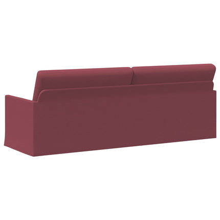 3-personers sofa Vinrød 220 x 81 x 82 cm Stof