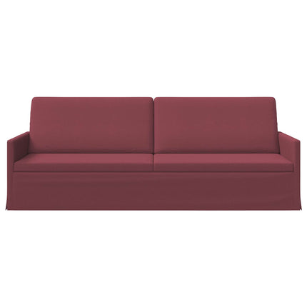 3-personers sofa Vinrød 220 x 81 x 82 cm Stof