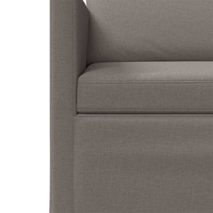 3-personers sofa Gråbrun 220 x 81 x 82 cm Stof