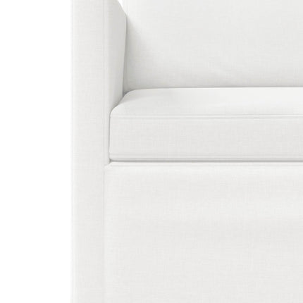 3-personers sofa Hvid 220 x 81 x 82 cm Stof
