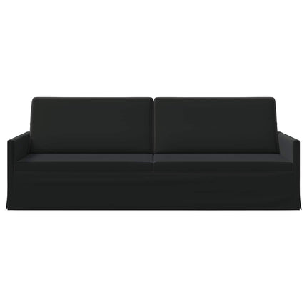 3-personers sofa Sort 220 x 81 x 82 cm Velour (V)
