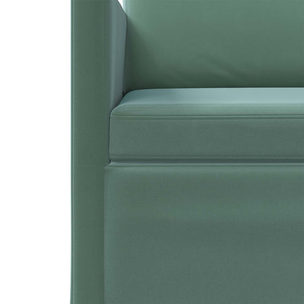 3-personers sofa Havgrøn 220 x 81 x 82 cm Velour (V)