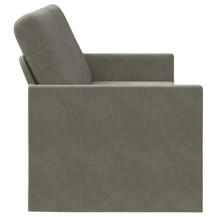 3-personers sofa Lysegrå 220 x 81 x 82 cm Velourstof