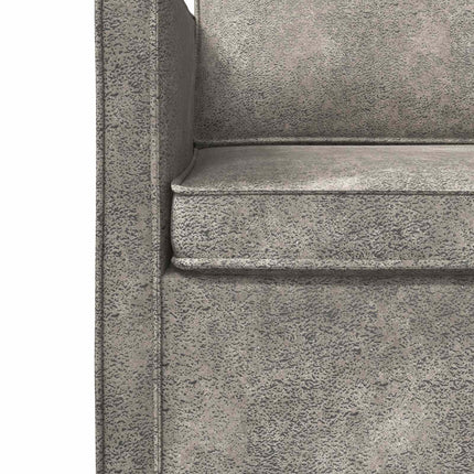 Sofa Sæt 2 pcs Lysegrå Faux suedestof