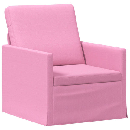 Sofa Sæt 2 pcs Lyserød Stof