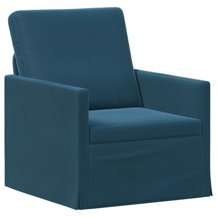 Sofa Sæt 2 pcs Blå Velour (V)