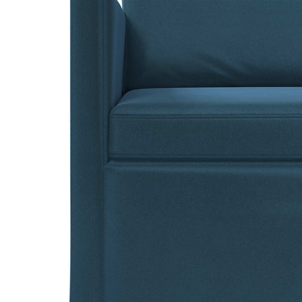 Sofa Sæt 2 pcs Blå Velour (V)