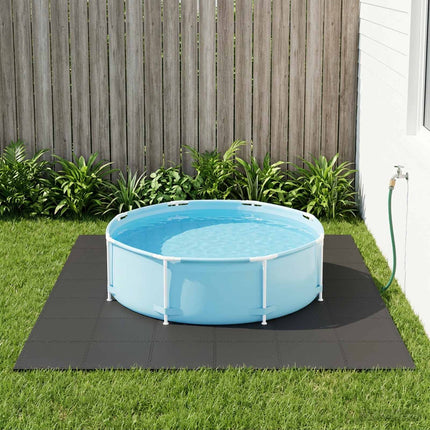 Poolbundmåtte 40 stk. Sort 14,4 m² EVA skum