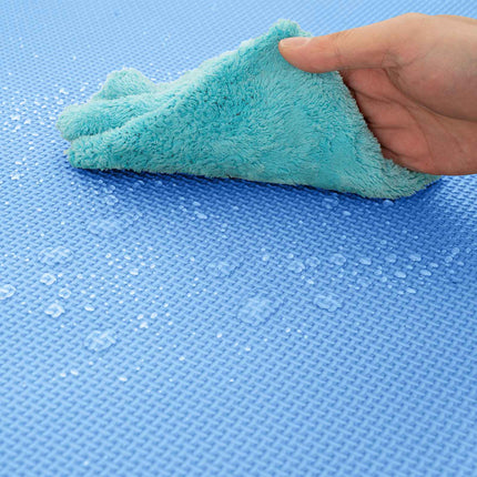 Poolbundmåtte 50 pcs Blå 18 m² EVA skum