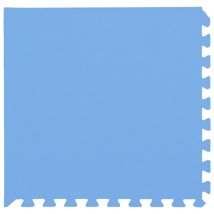 Poolbundmåtte 6 pcs Blå 2,16 m² EVA skum