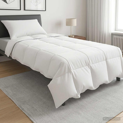 Duvet og Pude Sæt 2 stk. 135 x 200 cm Sommer 900 g/stk Hvid