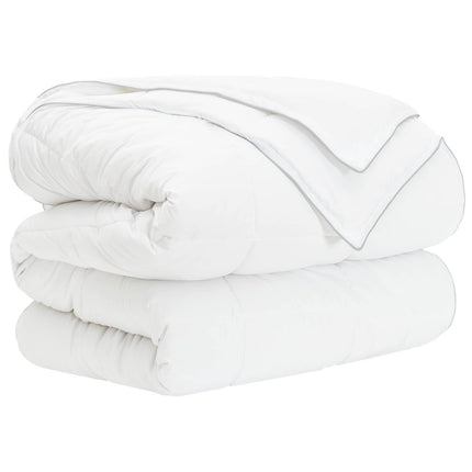 Duvet Sæt til Hele Året 2 stk. 155 x 200 cm Hele sæsoner Hvid