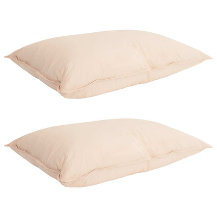 Dynebetræk Sæt 2 stk. 200 x 240 cm Kapok og Polyester Beige