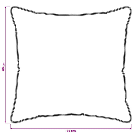 Dynebetræk Sæt 2 stk. 155 x 220 cm Kapok og Polyester Beige