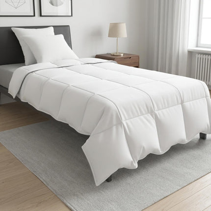 Dyneasæt 135 x 220 cm Nej 250gsm til dyne, 130gsm til pude Hvid