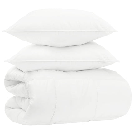 Dyneasæt 220 x 260 cm Nej 250gsm til dyne, 130gsm til pude Hvid