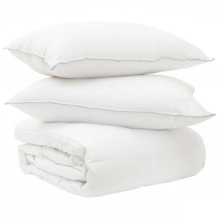 Duvet og Pude Sæt 3 stk. 200 x 240 cm Vinter 1200 g/stk Hvid