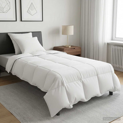 Duvet og Pude Sæt 3 stk. 155 x 220 cm Vinter 1800 g/pc Hvid