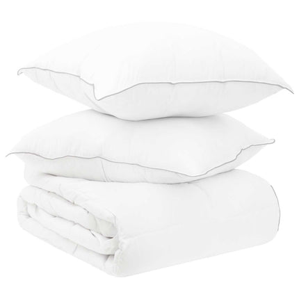 Duvet og Pude Sæt 3 stk. 240 x 220 cm Vinter 1800 g/pc Hvid