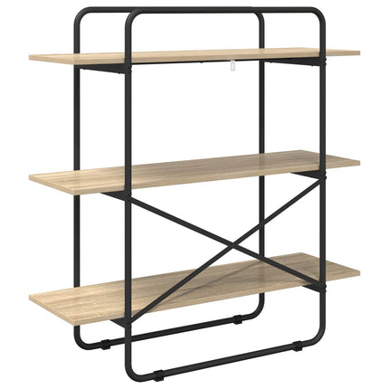 Bogreol 3 niveauer 100 x 35 x 105 cm PB Sonoma-eg
