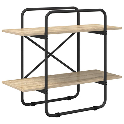 Bogreol 2 niveauer 80 x 35 x 70 cm PB Sonoma-eg