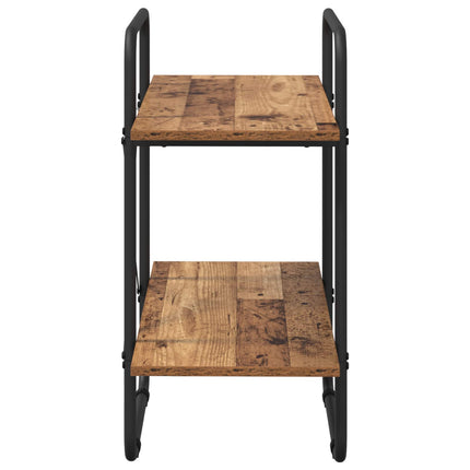 Bogreol 2 niveauer 80 x 35 x 70 cm PB Egetræ