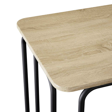 Spisebord 100 x 50 x 75 cm Konstrueret træ Sonoma-eg
