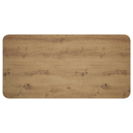 Spisebord 100 x 50 x 75 cm Konstrueret træ Artisan-eg