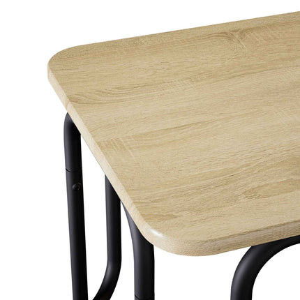 Sofabord Sonoma-eg 79,5 x 40 x 36 cm Konstrueret træ